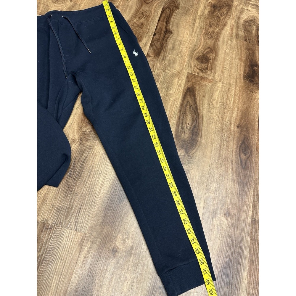 Polo Ralph Lauren Joggers Mens Medium Black Athletic Sport Sweatpants - Picture 6 of 8